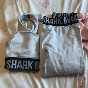 Gymshark flex low rise leggings and matching sports bra